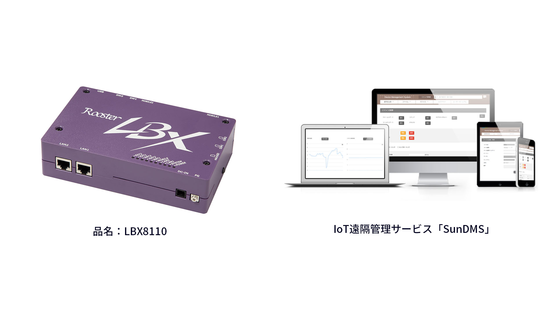 LBX8110とSunDMS