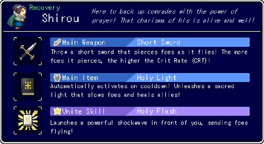 Shirou:Equipment Info
